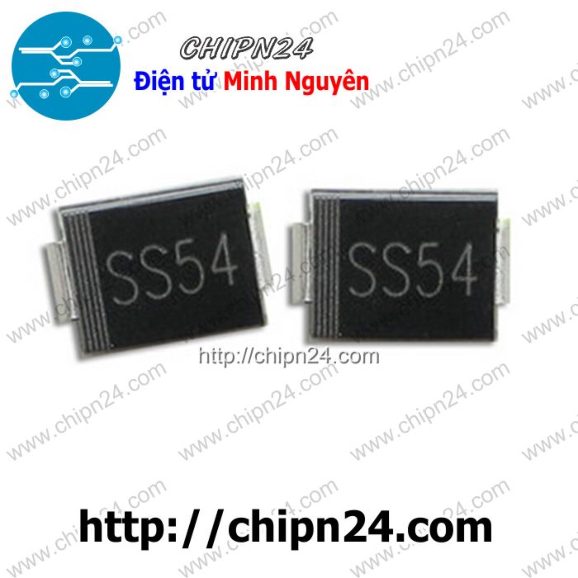 [5 con] (KX) Diode Dán SS54 SMA 5A 40V 1N5824 (SMD Dán) [Diode xung]