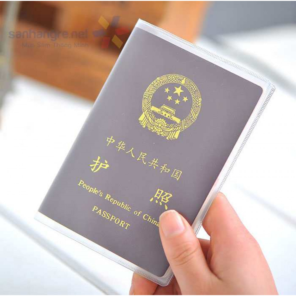 Bộ 2 Vỏ bọc bảo vệ hộ chiếu có khe nhét thẻ.