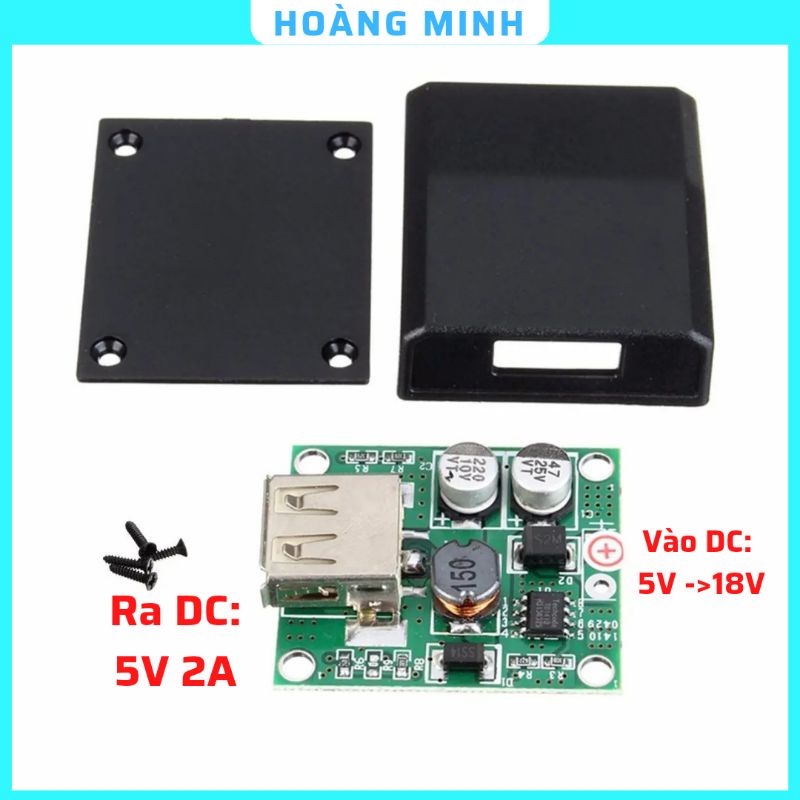 Mạch sạc điện thoại năng lượng mặt trời module 5V 2A