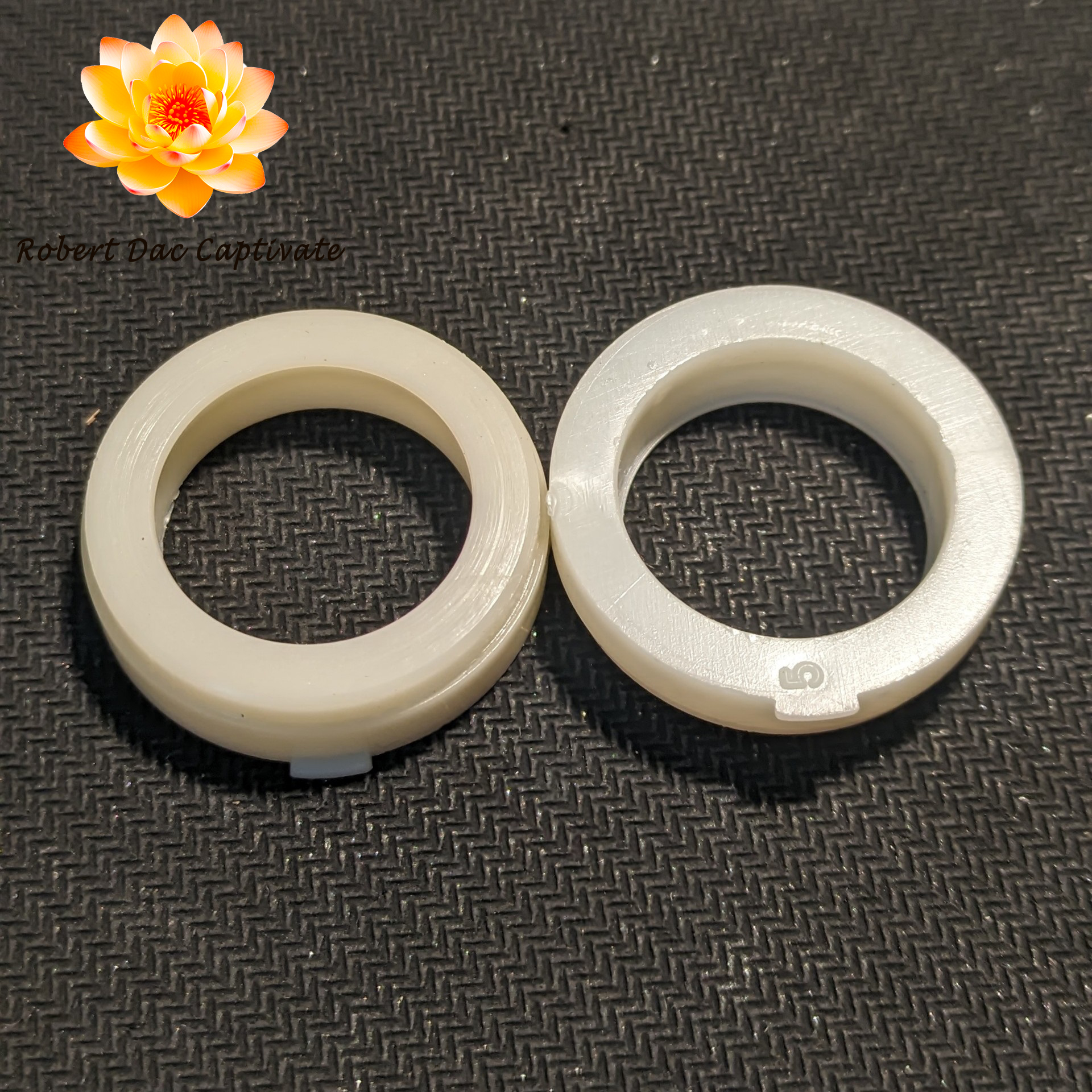 Sơ mi nhựa bi 608 gắn quạt (Mẫu lùn)