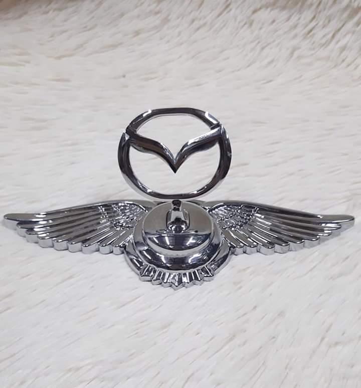 Logo cánh chim thiên thần gắn mui xe Hãng MAZDA