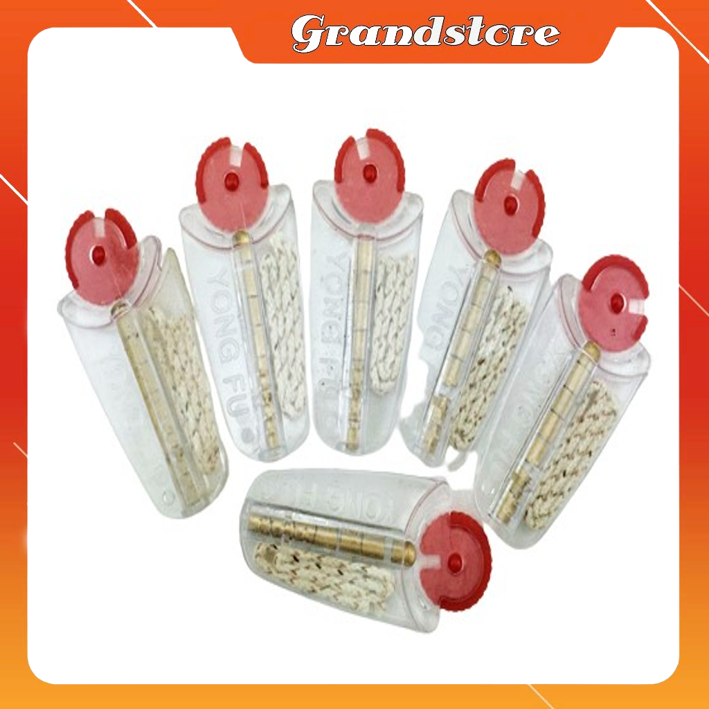 Bộ bấc đá lửa dây tim cho bật lửa Zippo, đá vàng tim bấc trong hột quẹt hộp quẹt bic bật lửa Zippo, Dupont, Dunhill