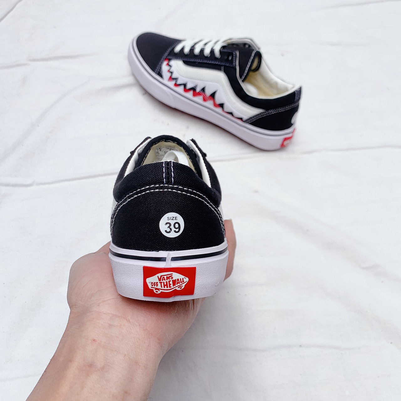 [Hoàn Tiền 15%]giày old skool cá.Tặng tất,hộp,dây
