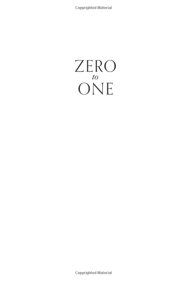 Sách Ngoại Văn - Fahasa - Zero to One : Notes on Start Ups, or How to Build the Future