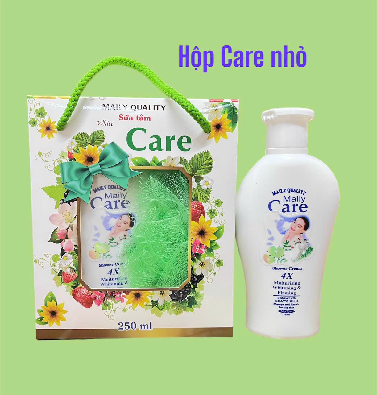 Sữa tắm Care kèm bông tắm