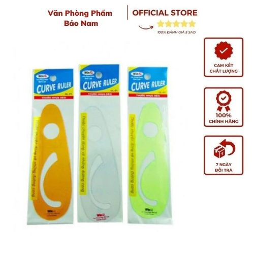 Combo 50 chiếc thước vẽ parabol ql01