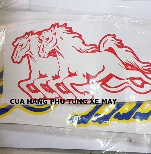 Tem song mã gắn các loại xe