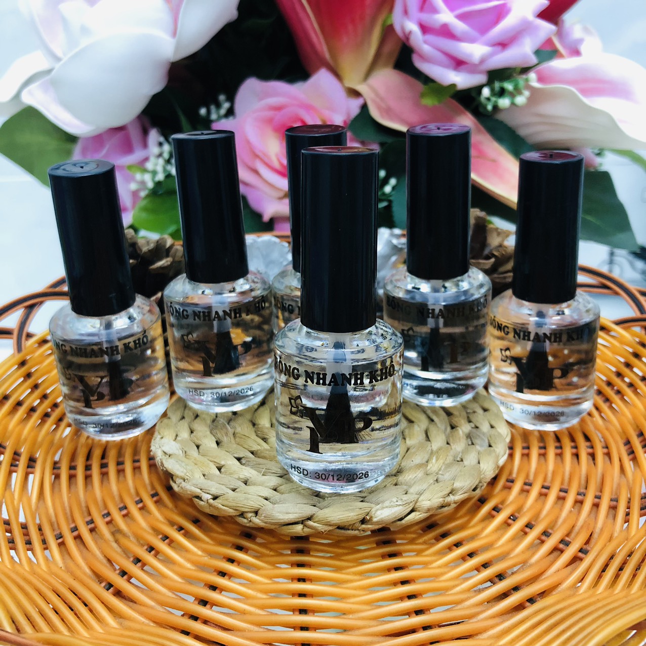 Sơn bóng mau khô Top coat (Bóng trắng, Bóng hồng)