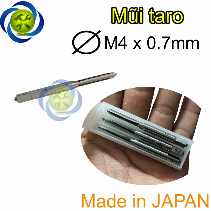 Mũi taro m4 x 0.7 htd-m407 japan