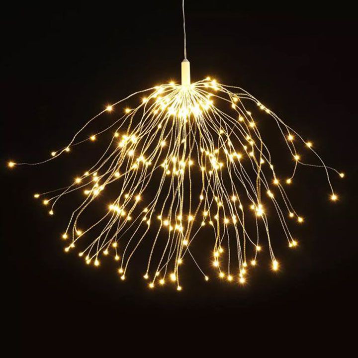 ĐÈN LED HÌNH PHÁO HOA ĐỦ MÀU - FIREWORK - LOẠI 100 LED