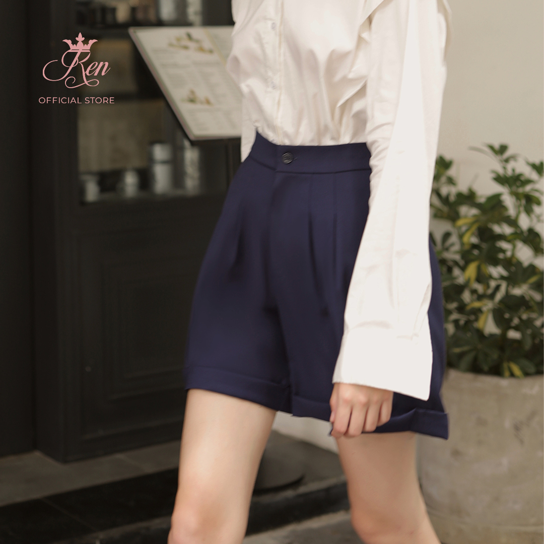 REN BY TEE - Quần Đùi Xanh Dương Đậm