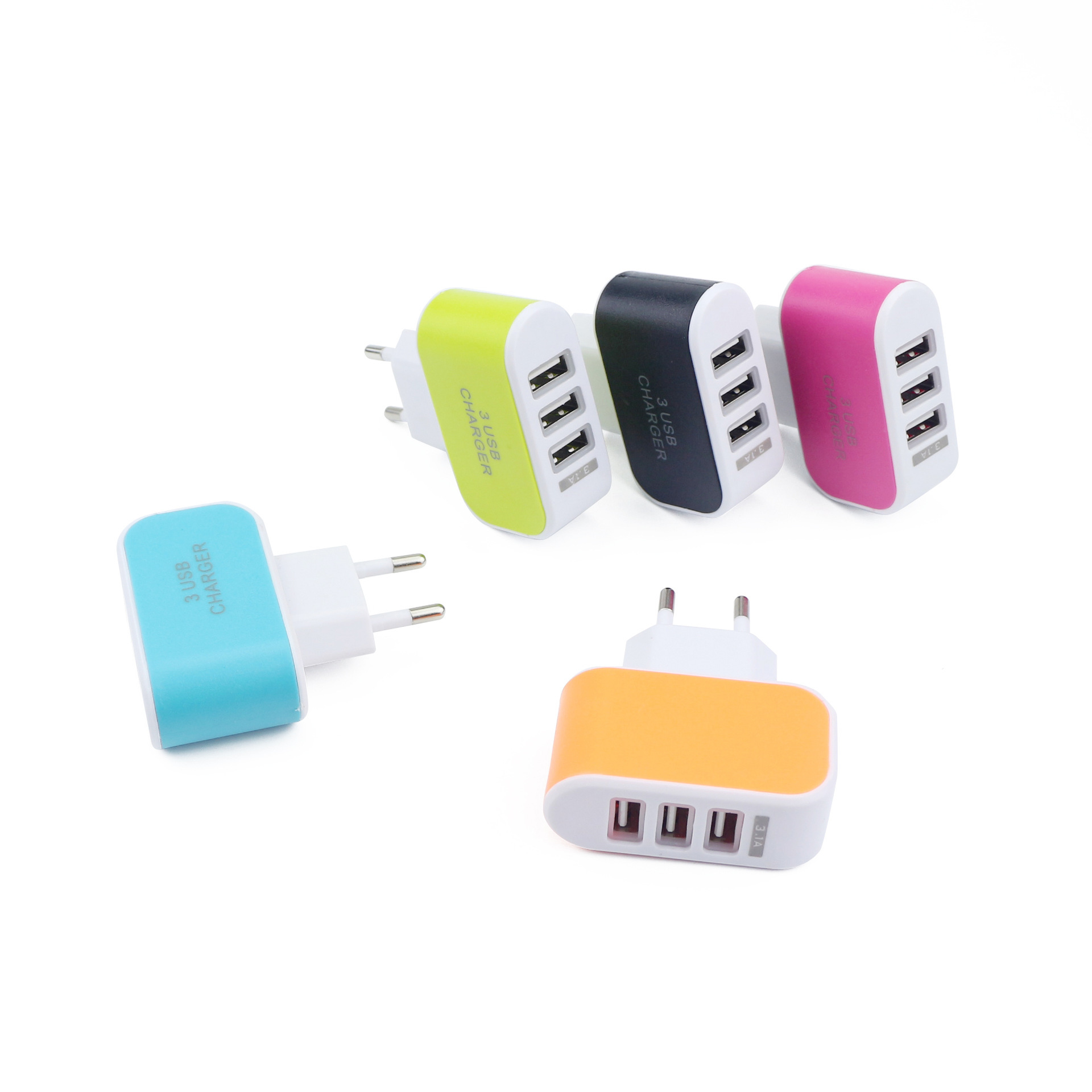 Cốc Sạc Đa Năng 3 Cổng Usb