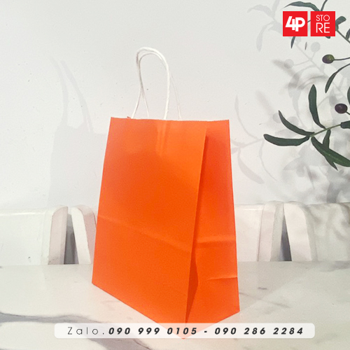 01 TÚI KRAFT CAM 120GSM - NHIỀU SIZE