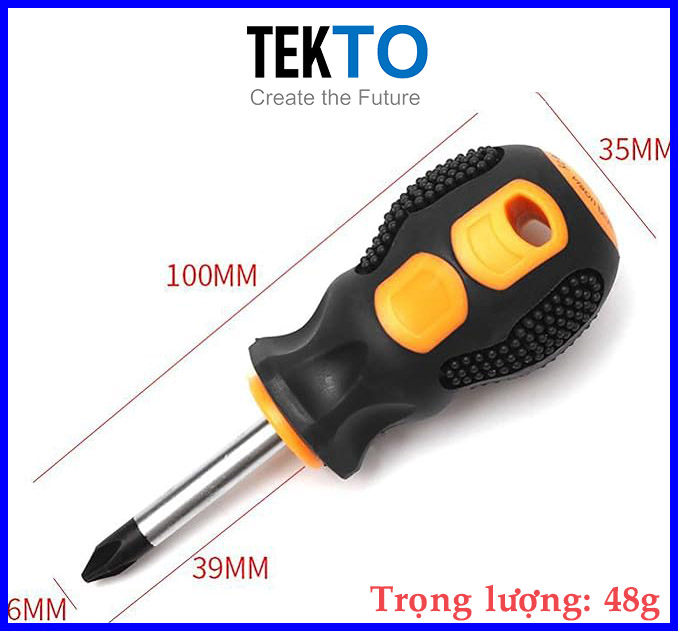 Tua Vít (Tuốc Nơ Vít) ngắn 2 đầu, bake dẹp đa năng - 102