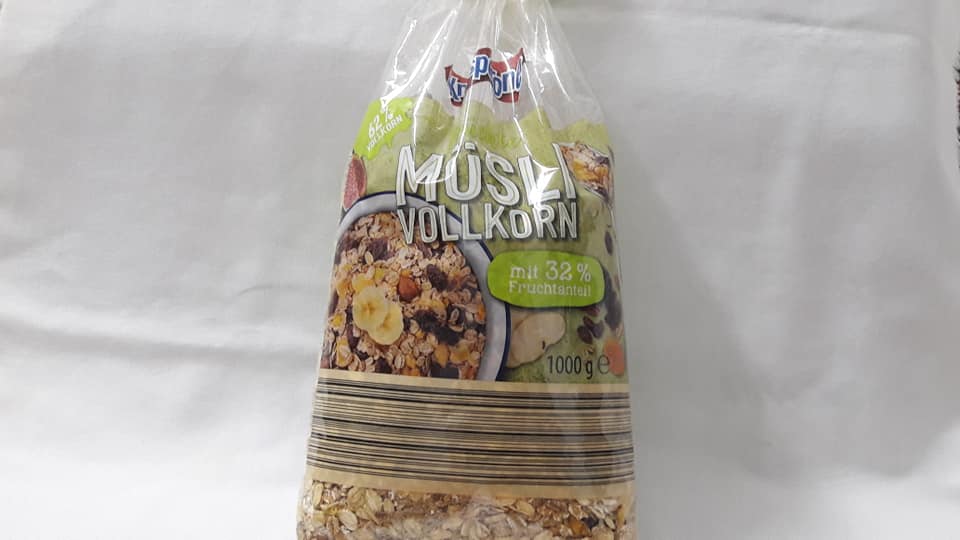 [HCM]Ngũ cốc sấy khô Knusperone Đức (1.000g gói xanh) (date 5/25)