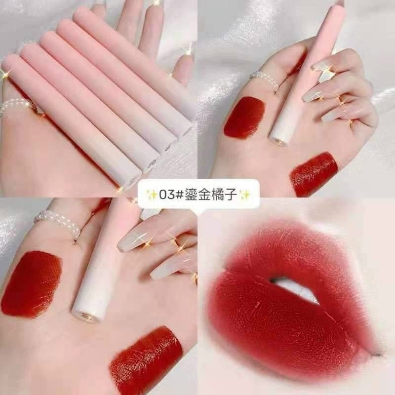 Sét 5 son kem lì LEADUU hồng