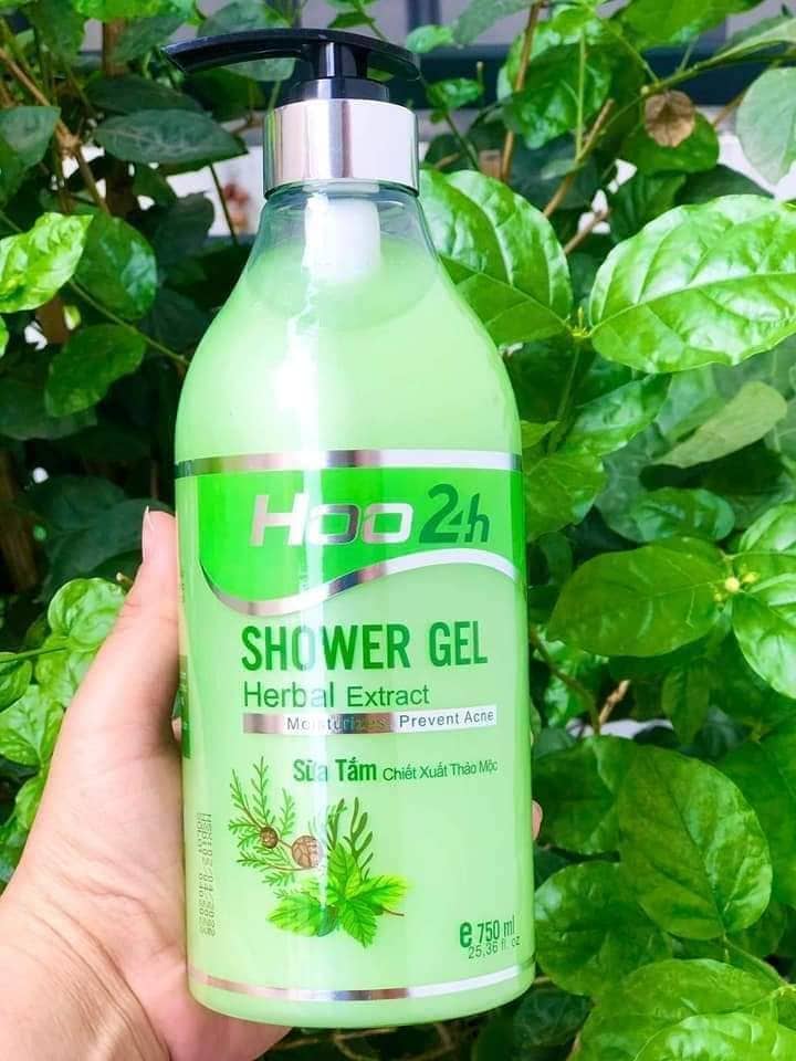 SỮA TẮM SHOWER GEL HOO24H ( CHIẾT XUẤT THẢO MỘC, DÂU TÂY, VIỆT QUẤT)
