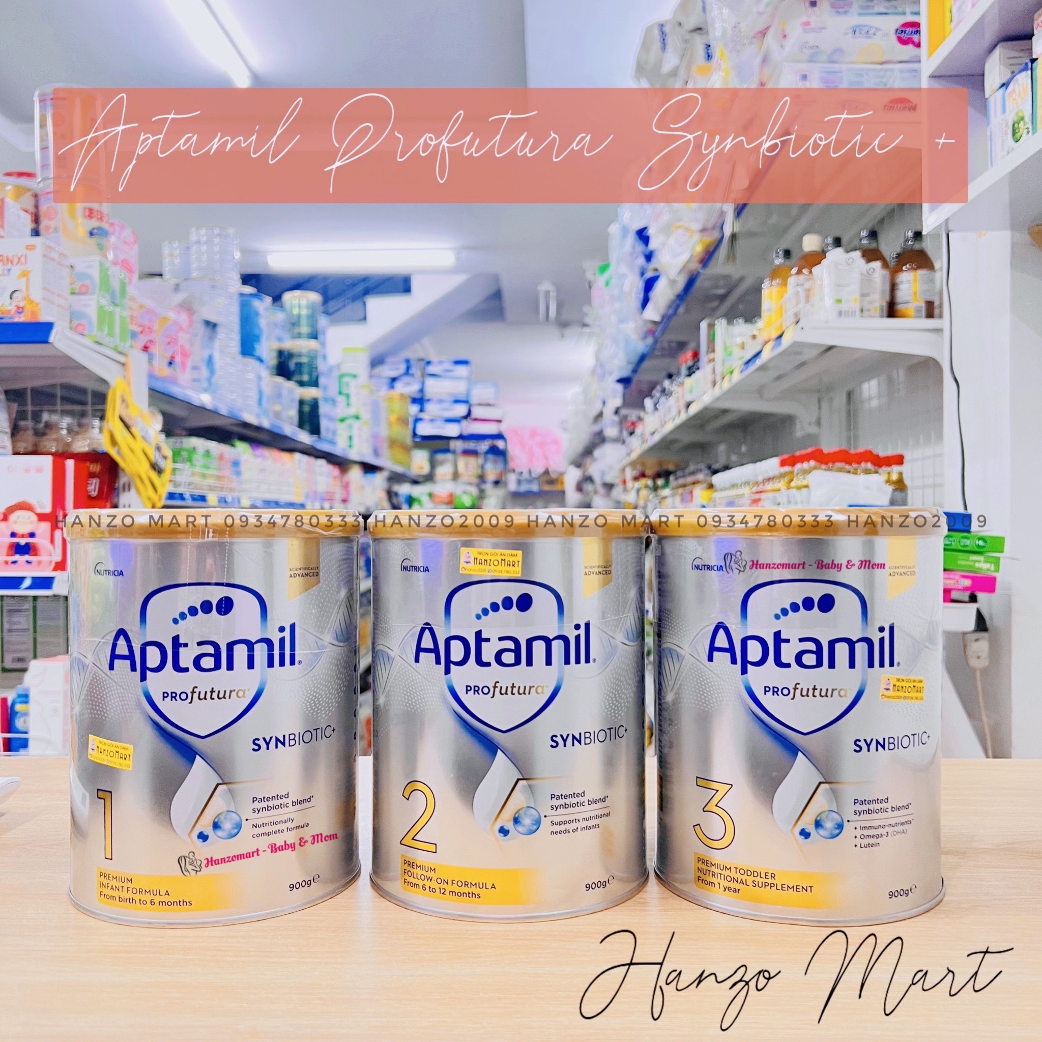 [Mẫu mới] Sữa Aptamil ProFutura Úc đủ số
