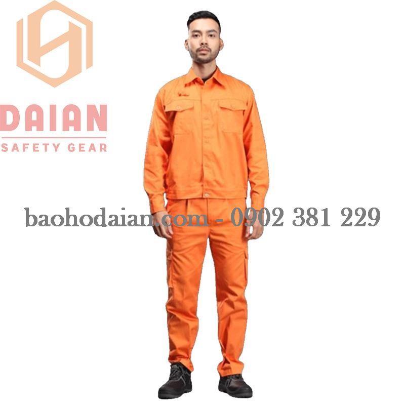 Quần áo điện lực tiêu chuẩn màu cam vải Pangrim túi hộp