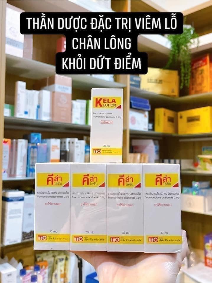 Kela Lotion Đtri Viêm Lỗ Chân Lông Dứt Điểm