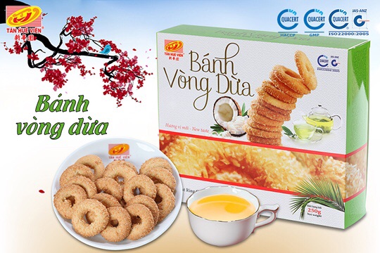BÁNH VÒNG DỪA TÂN HUÊ VIÊN