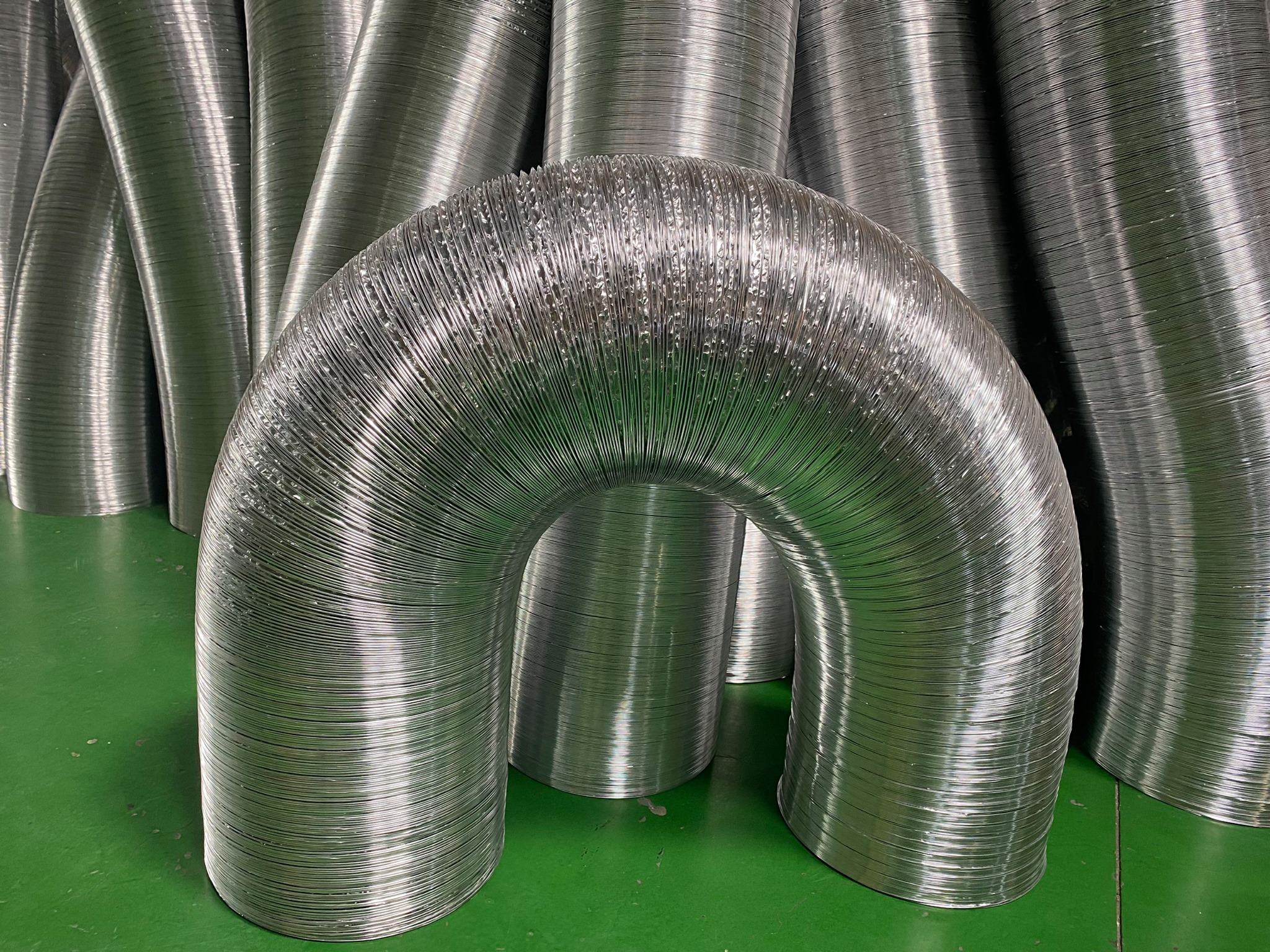 Ống bạc thông gió mềm ( LOẠI DÀI 8 MÉT) D100, 125, 150, 200, 250