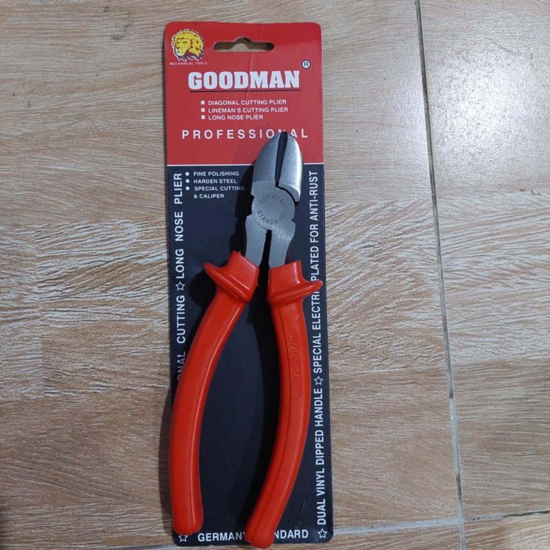 BỘ 3 CÂY KỀM CẮT/ ĐIỆN /NHỌN 8 INCH GOODMAN CÓ THỂ MUA LẺ TỪNG CÂY, kìm kẹp điện, kìm cắt dây , kìm uốn kẽm phù hợp với thợ và và gia đình loại 8 inch loại lớn- CỬa Hàng Nam