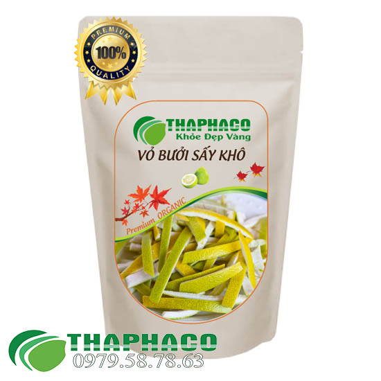 Vỏ bưởi sấy khô 100g thaphaco