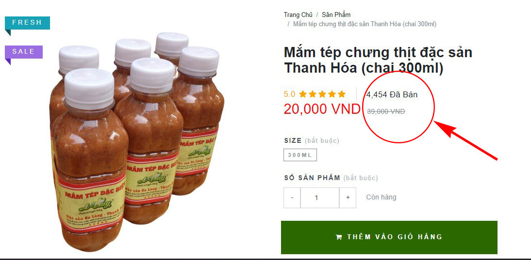 Combo 3 chai mắm tép chưng thịt đặc sản Ba làng Thanh Hóa (3 chai 300g)