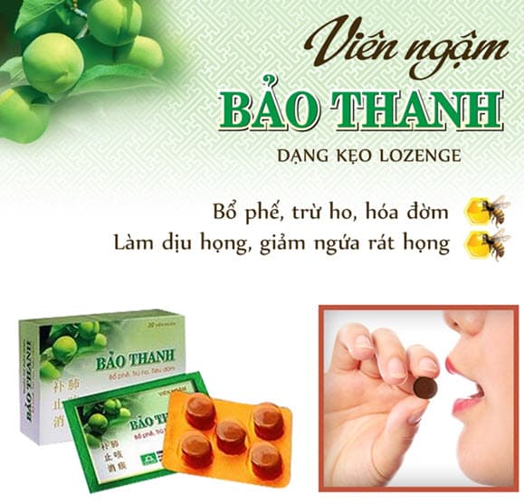 Kẹo ngậm Bảo Thanh( gói 5 viên)