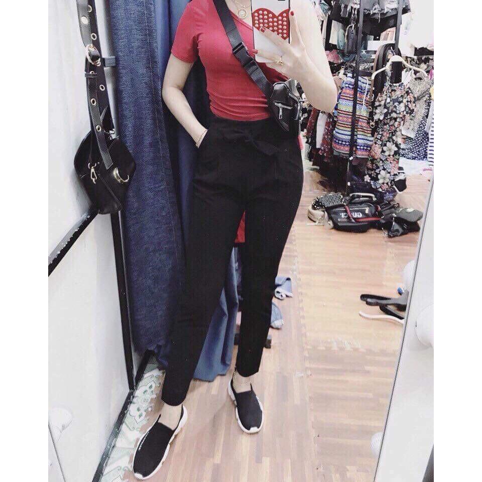 Quần baggy thắt nơ HSU1611