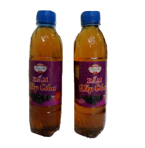 Bộ 2 chai giấm gạo lứt nếp cẩm