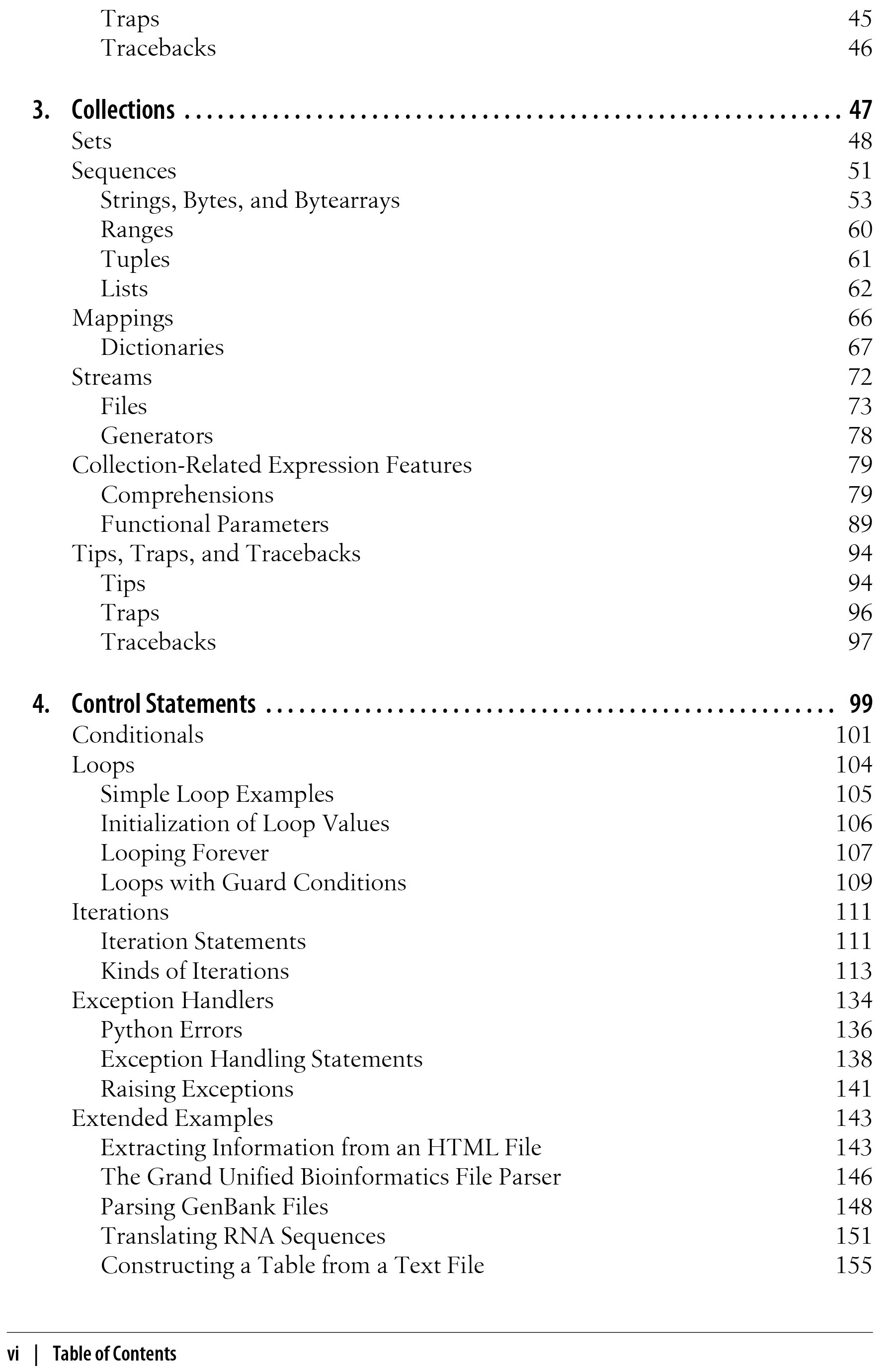 Bioinformatics Programming Using Python