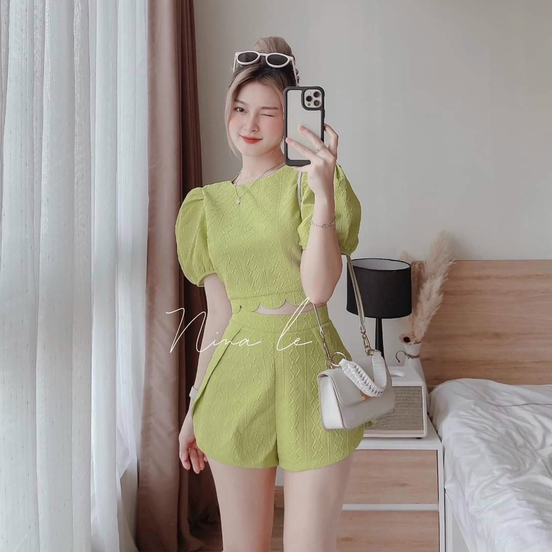 Sét Đùi Cột Dây Sau Lưng Vải Chỉ Xốp