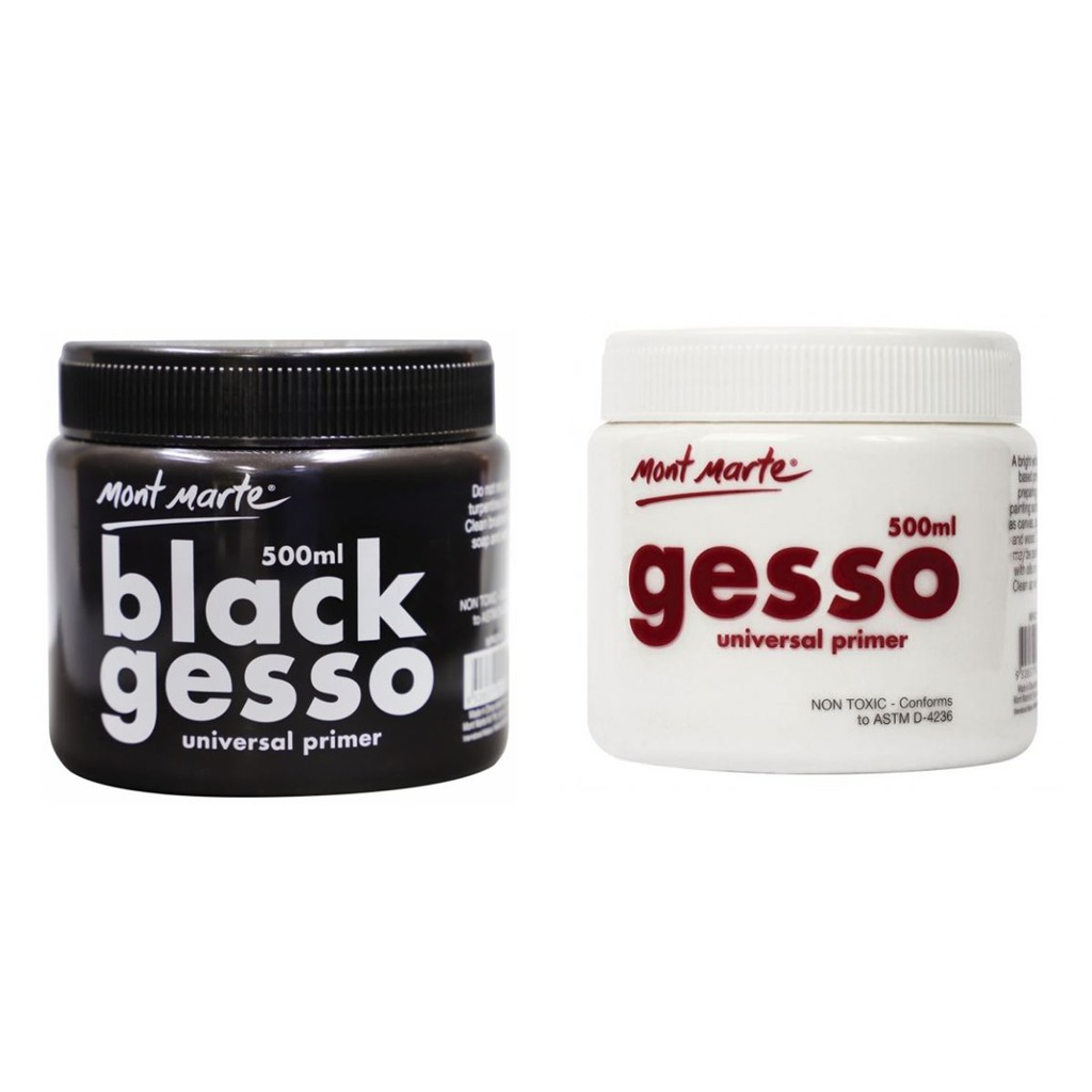 Sơn lót Gesso Mont Marte Đen/ Trắng