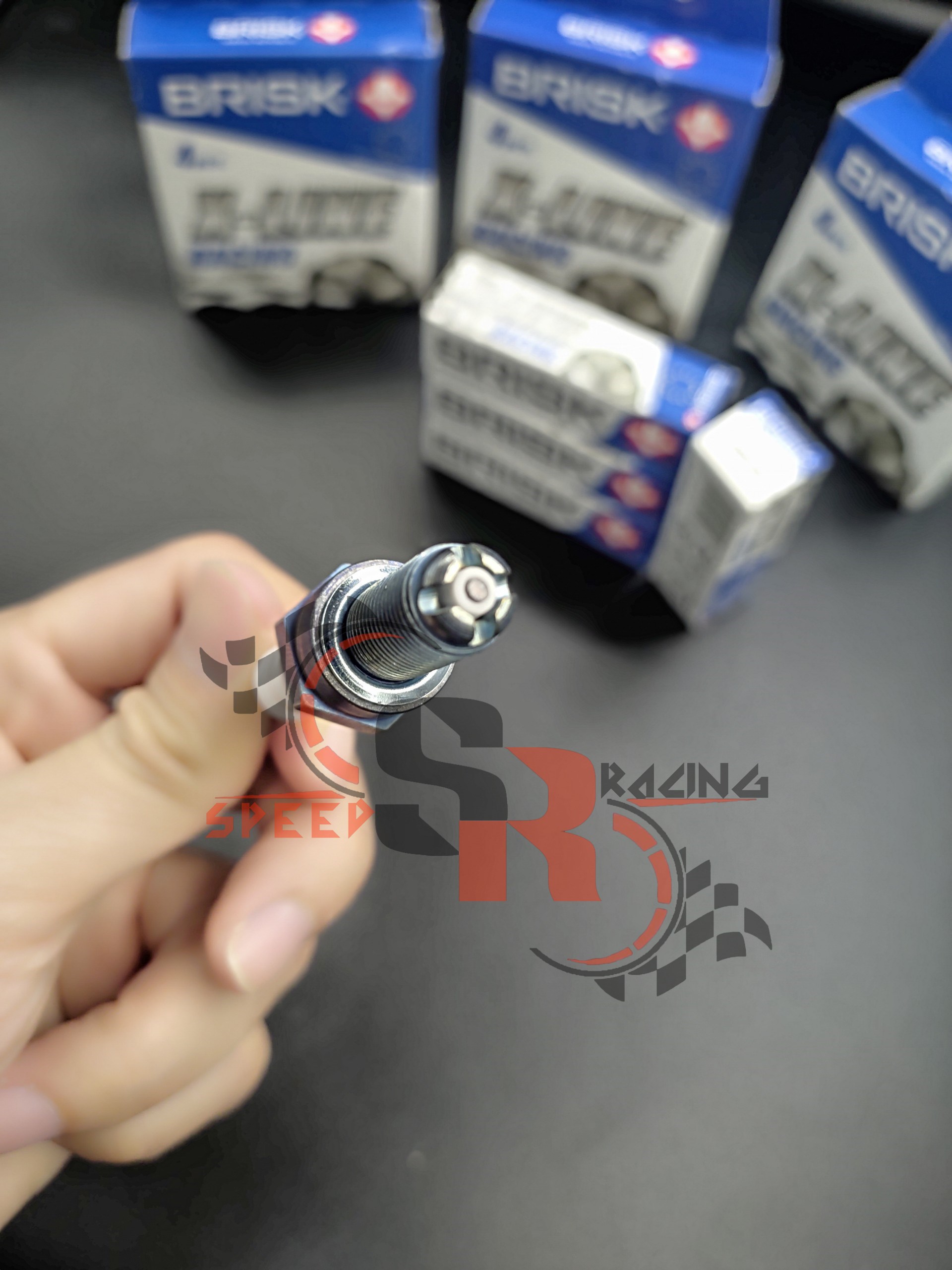 Bugi brisk xline aor12-x8 ex135-ex150-mxking-future-sirius fi-novo-ab-sh-r15-tfx-nvx