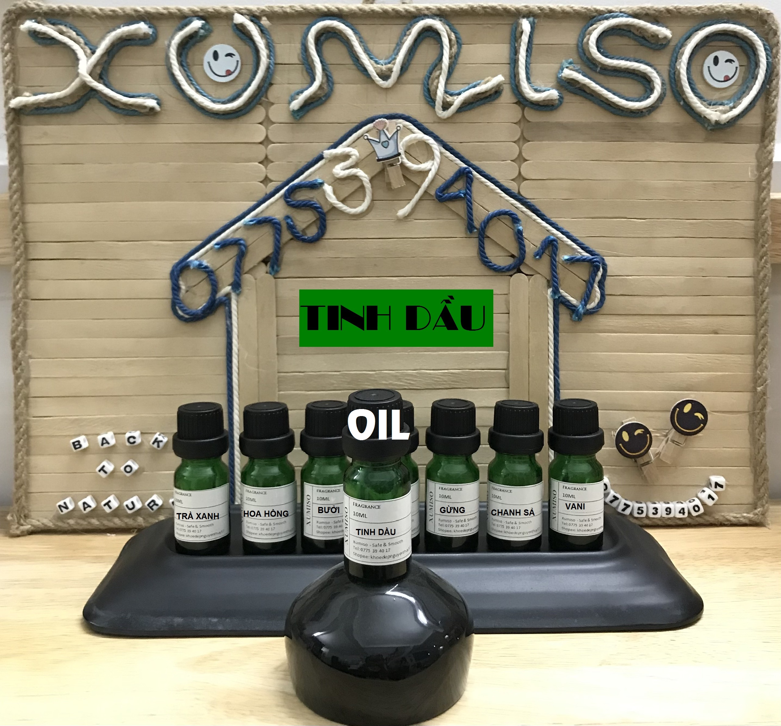 Tinh dầu thảo mộc thiên nhiên 10ml