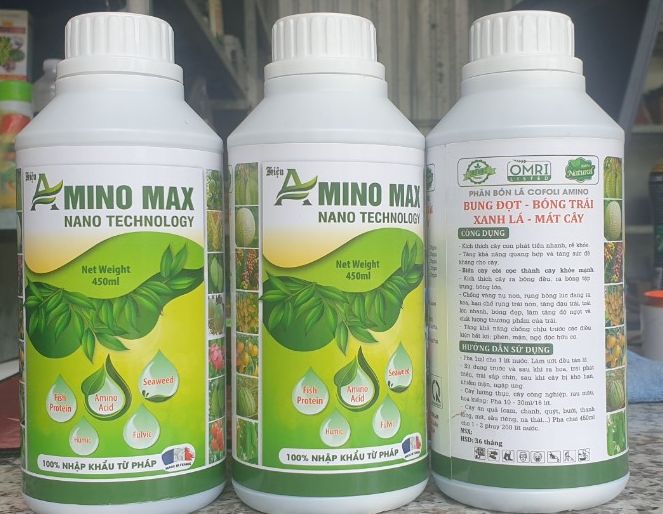 AMINO MAX[NANO TECHNOLOGY]- BUNG ĐỌT, MÁT CÂY, BÓNG TRÁI, XANH LÁ