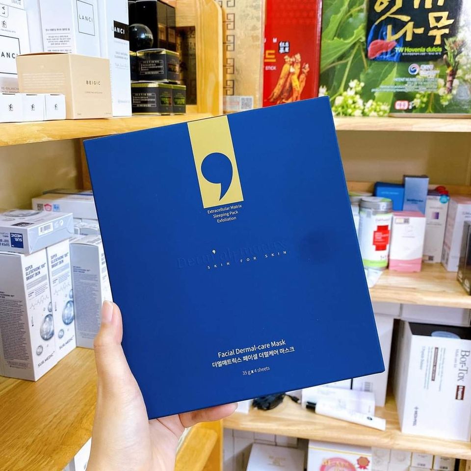 Mặt nạ thạch dưỡng trắng da Derm-all Matrix