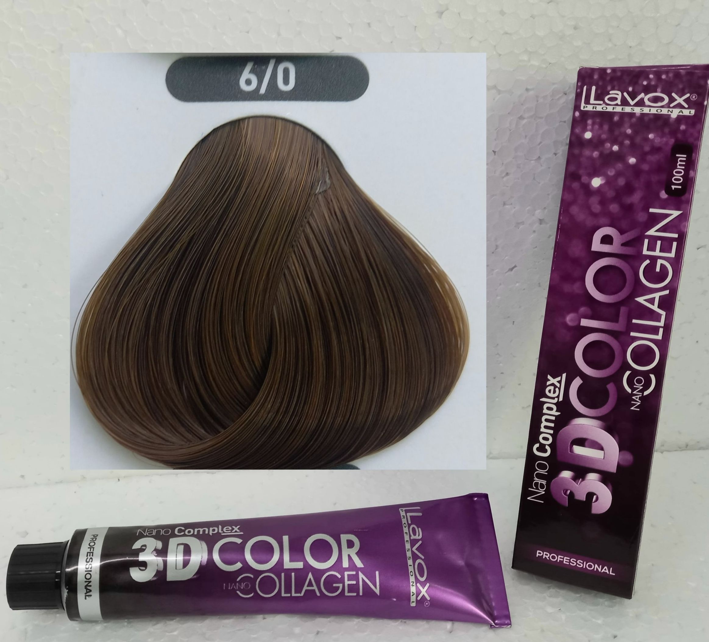 Nhuộm Lavox màu NÂU TÂY LẠNH (TẶNG KÈM OXY TRỢ NHUỘM) nhuộm Lavox tím color 3D Nano Collagen