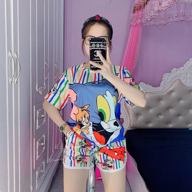 Bộ đùi hoạt hình thun thái - co giãn 4 chiều
