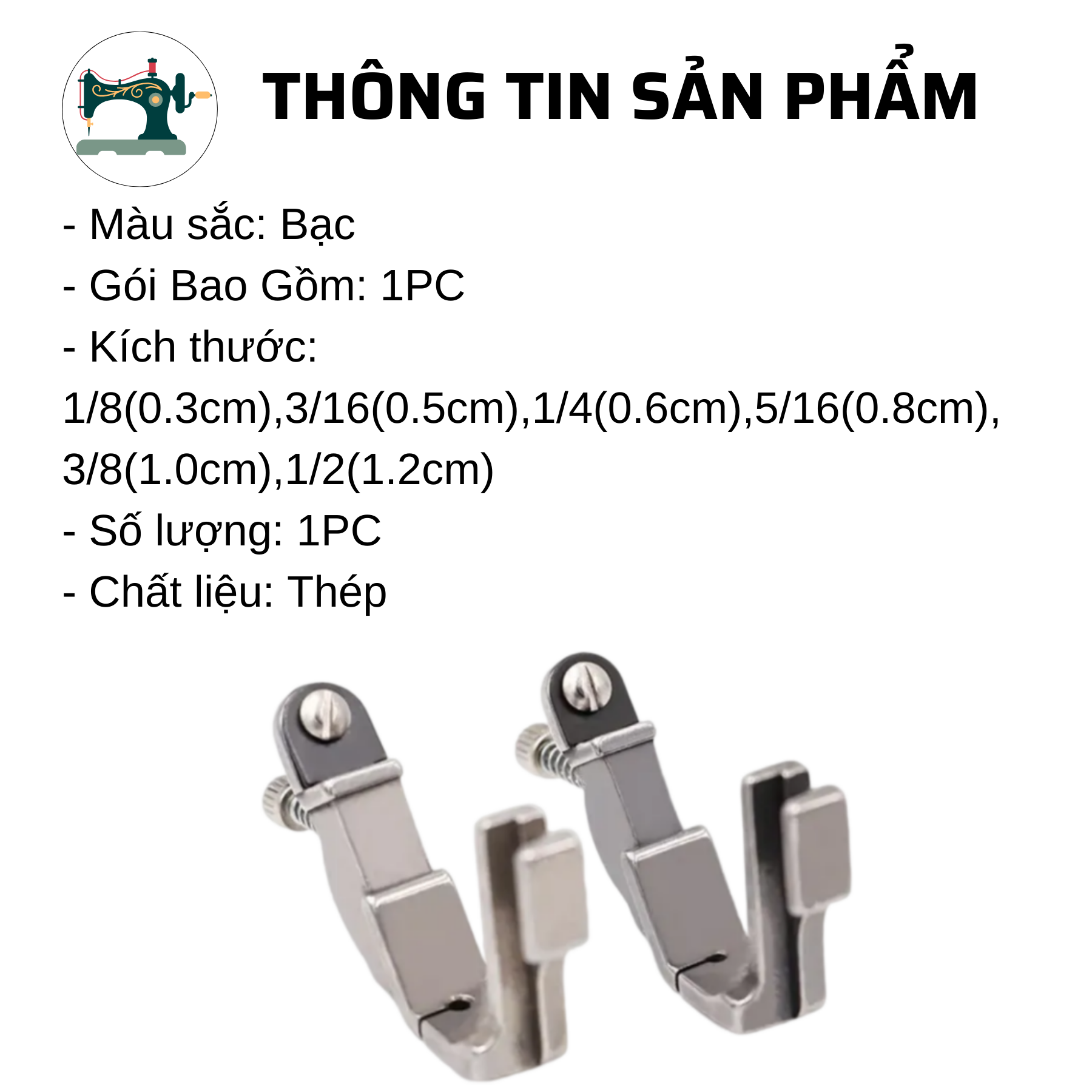 CHÂN VỊT S537 loại 1/8 3/16 1/4 5/16 3/8 1/2