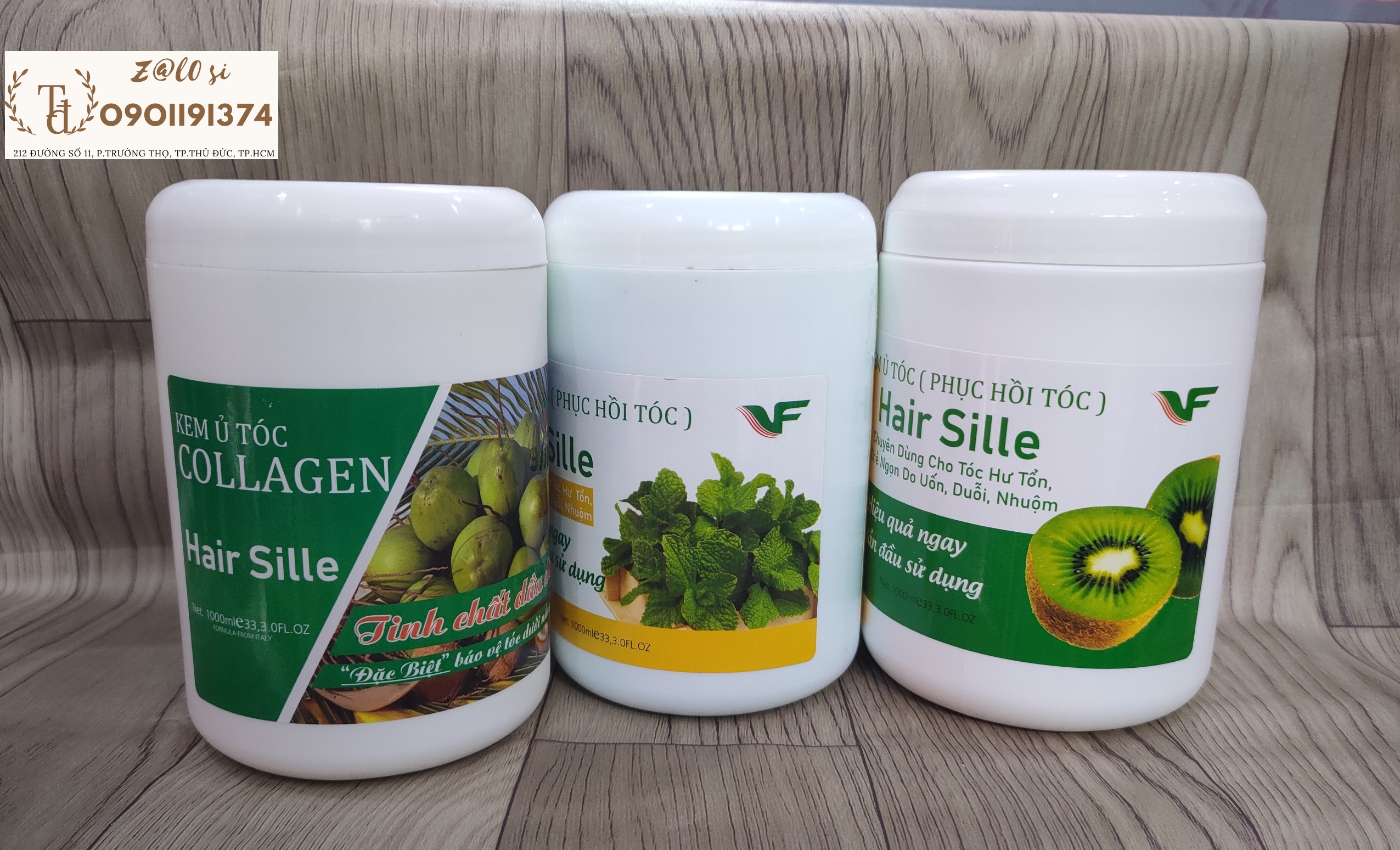 Kem ủ tóc, phục hồi tóc Hair Sille hũ 1000ml