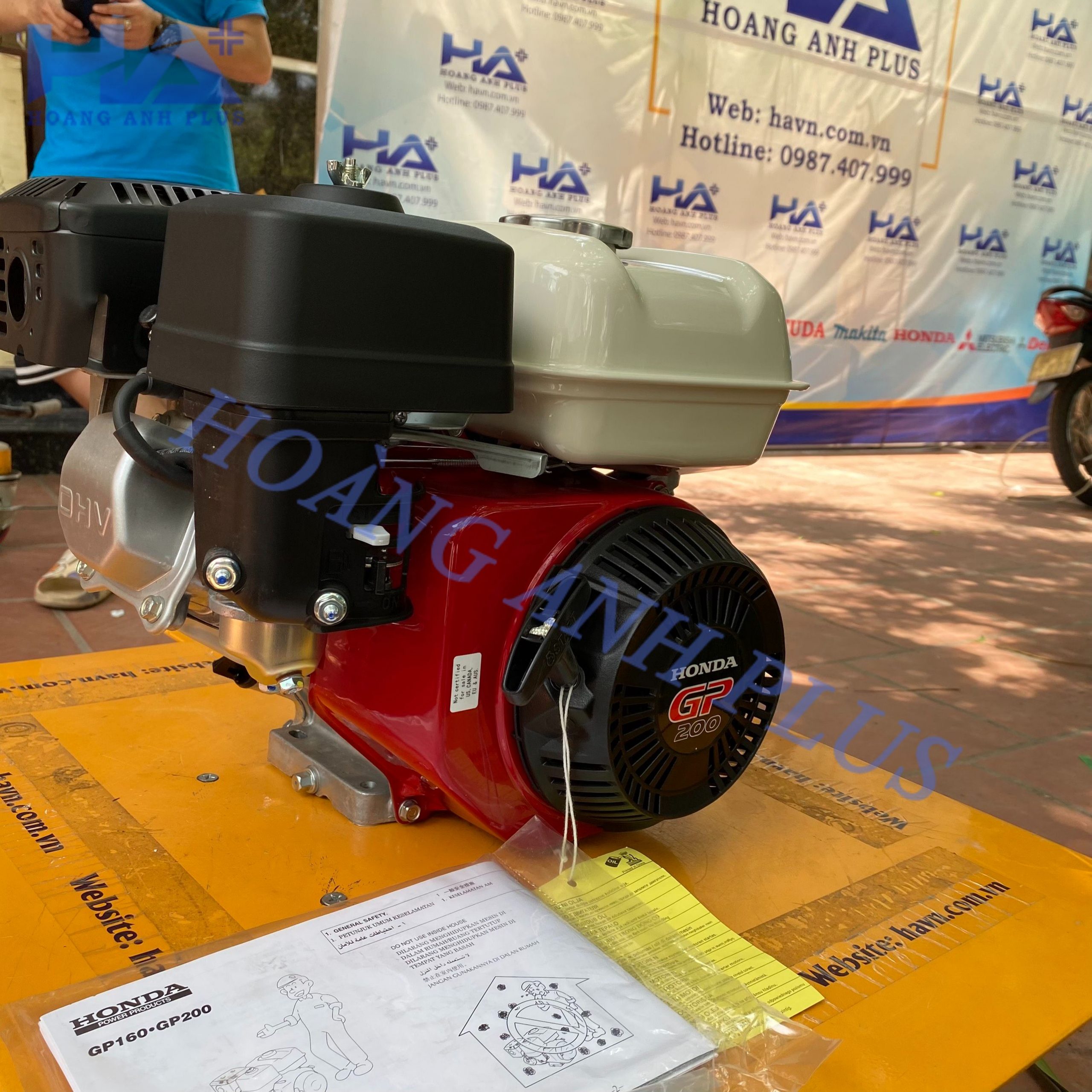 Máy Nổ – Động Cơ Xăng Honda GP200H QH1 6.5HP