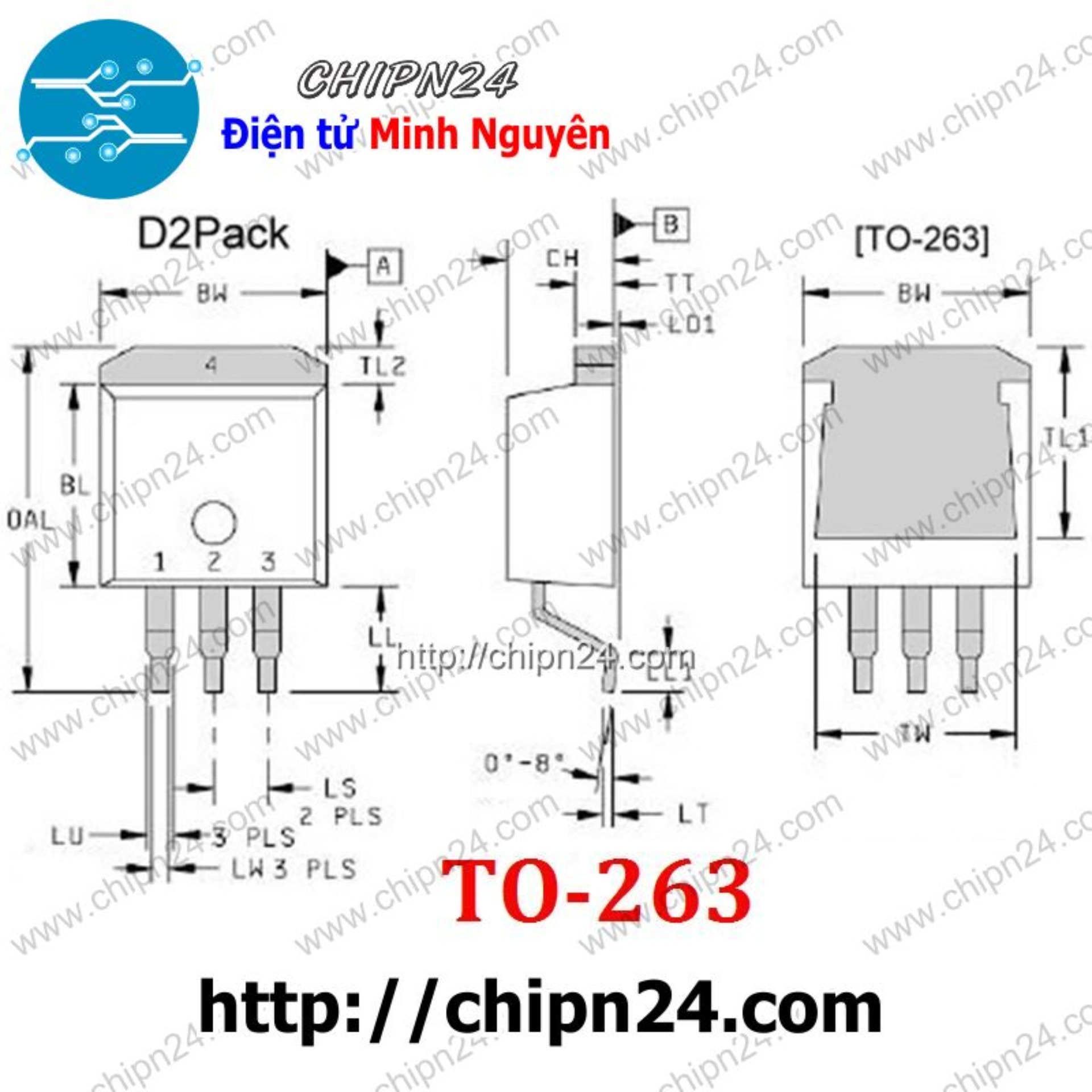 [2 con] (SOP) IC Dán LM2940-5V TO-263 (SMD) (LM2940CS-5.0 LM2940S-5.0 LM2940 5V 2940) - HH003986