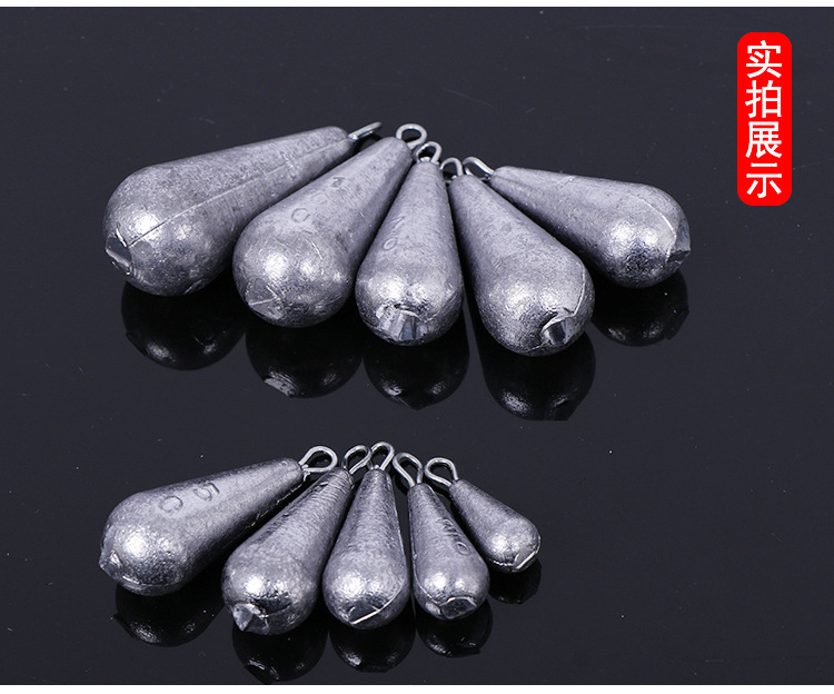 Chì Câu Cá Hình Giọt Nước Chất Lượng Bền Đẹp Nhiều Size Lựa Chọn