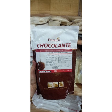 Bột socolla nguyên chất không đường puratos chocolate 100 g .