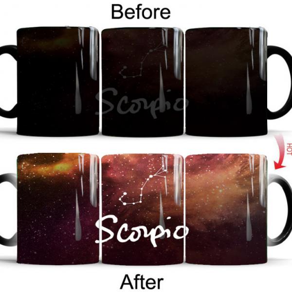 Cốc đổi màu 12 cung Hoàng Đạo [Kèm hộp quà xinh xắn]