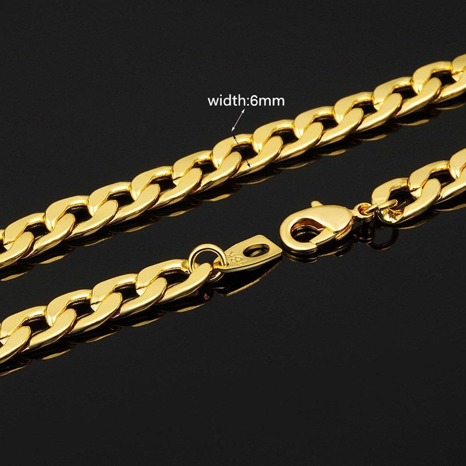 [ Phụ Kiện Thời Trang ] Dây chuyền nam  mạ vàng Bracelet