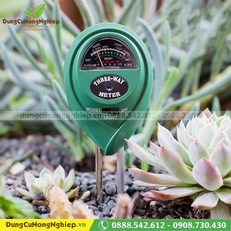 Máy đo PH độ ẩm ánh sáng 3 trong 1